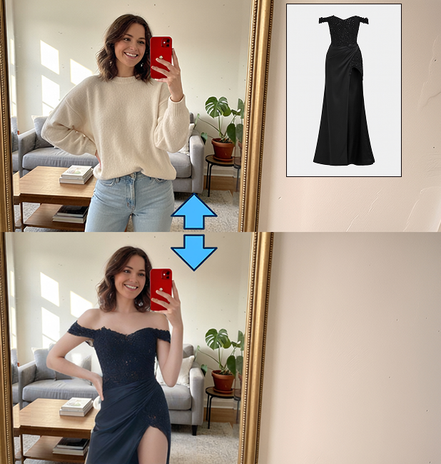 Virturobe: Photoreal Virtual Try-On for E-commerce